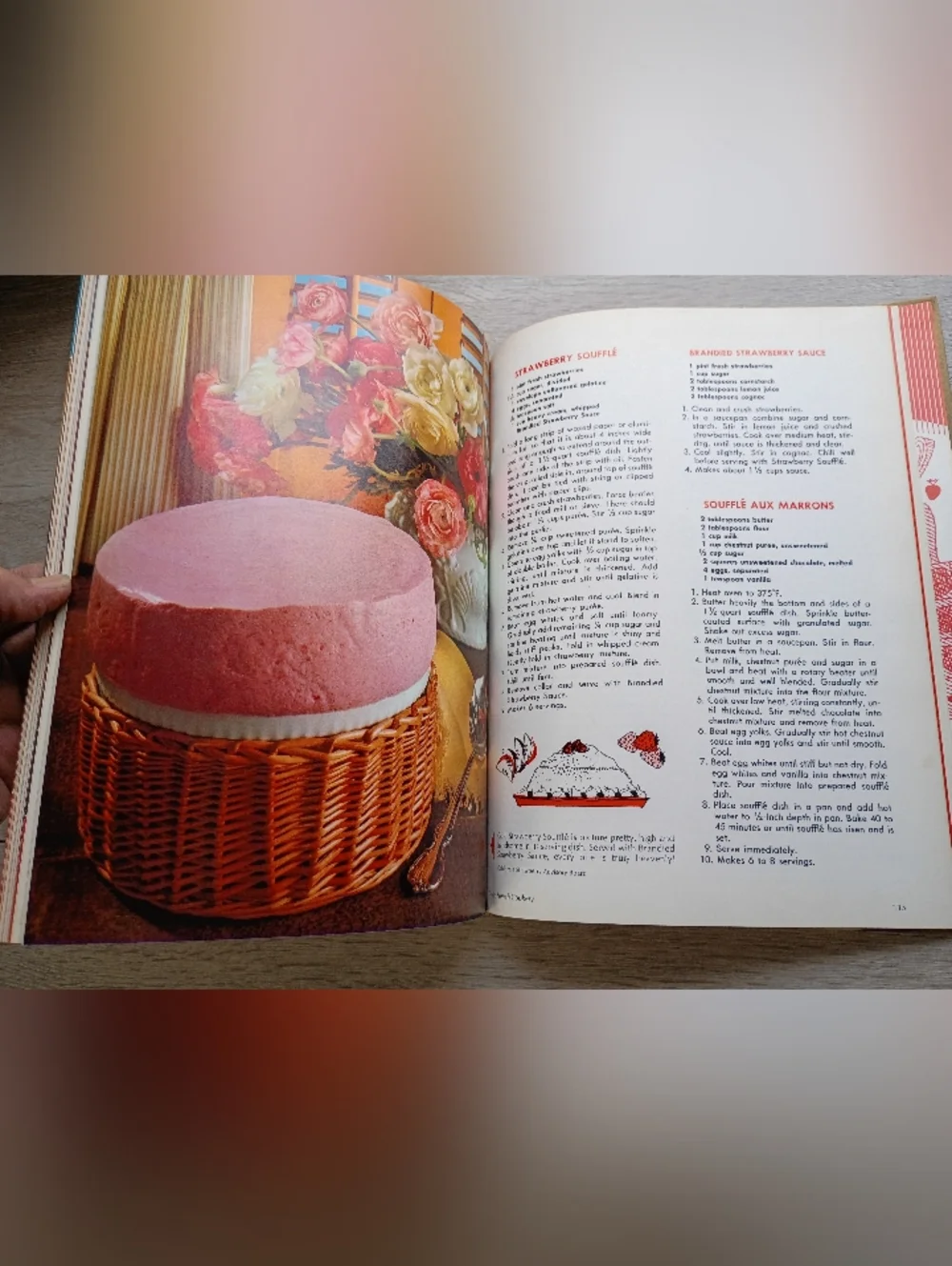 1969 Woman's Famous French Cookery Hard Cover Cookbook Illustrated